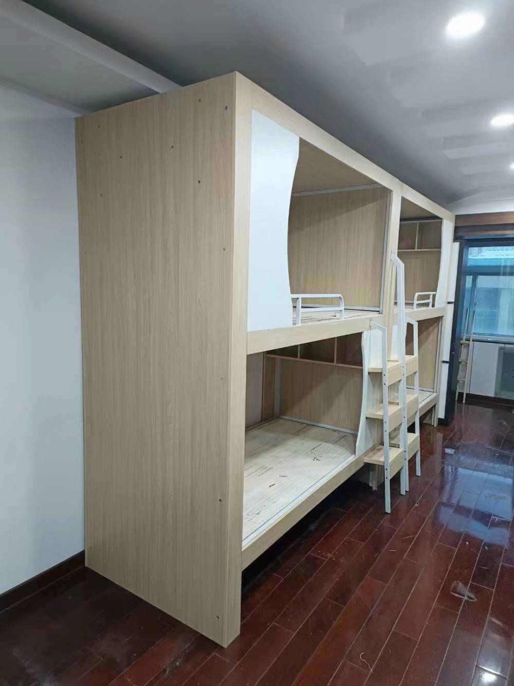 日照青旅上下床定制上下实木床