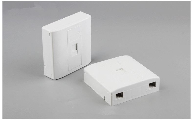 86型2光1电面板盒86款3口光电桌面盒