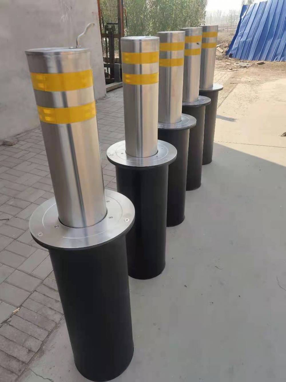 电动液压升降柱全自动伸缩路桩学校小区不锈钢防撞路障