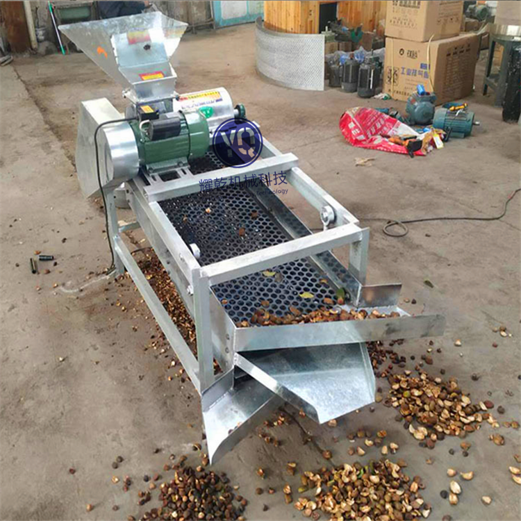 茶籽剥壳机全自动山茶籽脱壳机多功能坚果分离设备耀乾剥壳机