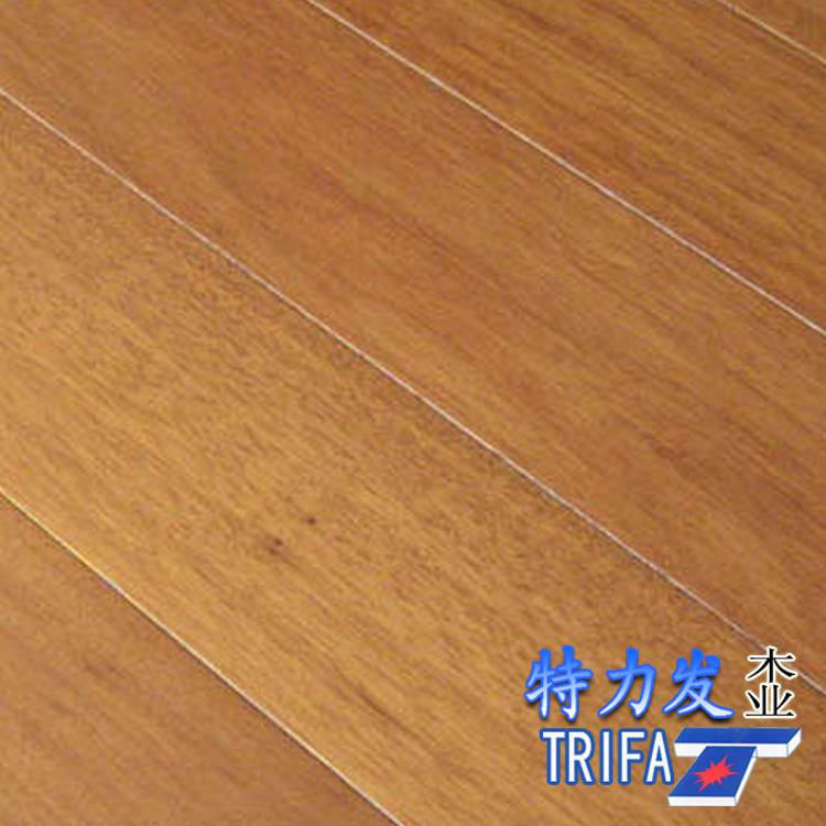 广东实木地板 特力发品牌供应印尼桃花芯木地板