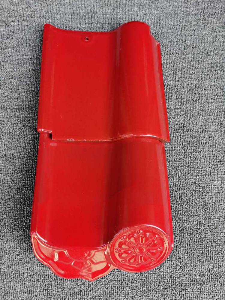 淄博全瓷瓦厂家3040陶瓷彩瓦310310陶瓦墙头瓦院墙瓦