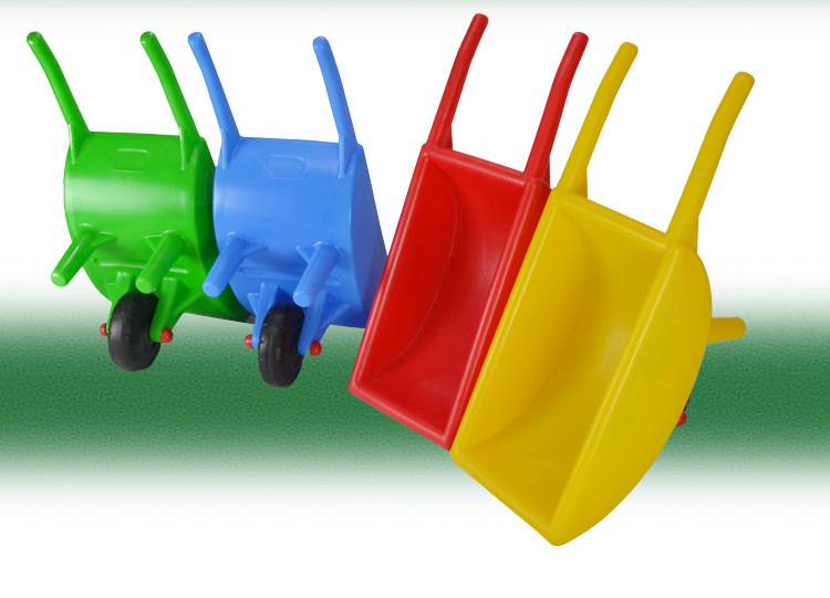 幼儿园翻斗车感统训练器材塑料独轮车南宁批发