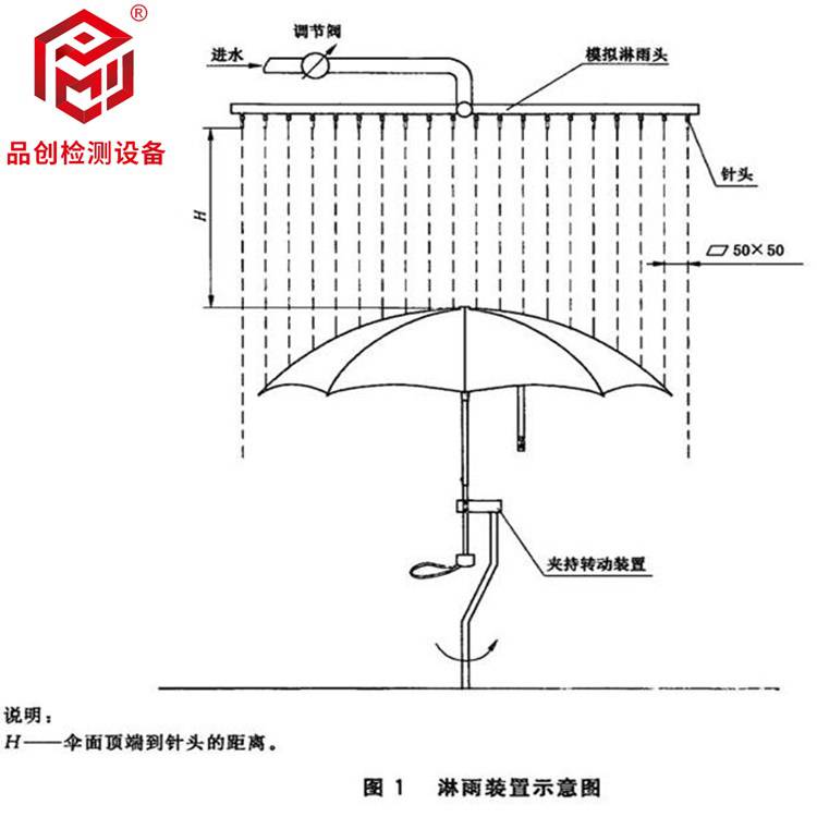 晴雨伞防水性能试验机 IP防水测试设备 试验装置