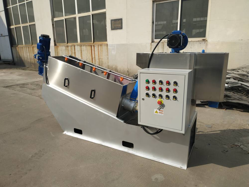 污泥脱水机污泥压滤机叠螺污泥脱水机污泥处理设备德州望景环保设备