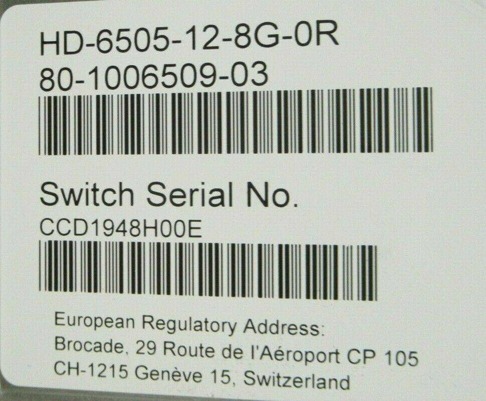 博科brocade6505光纤交换机12端口含12个8g模块单电源