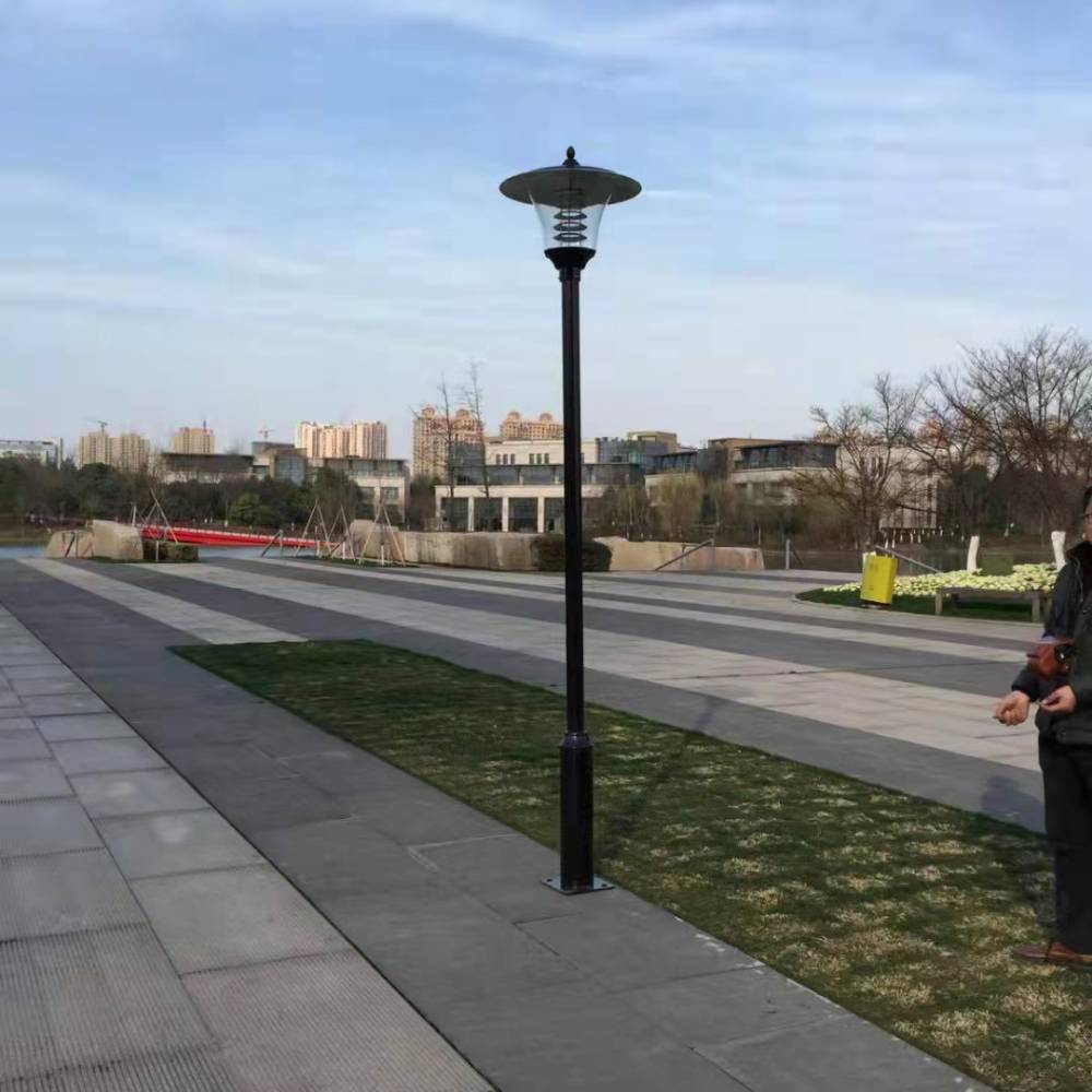 桂林灵川6米双头户外防水led高杆灯200wled球场照明承担工程