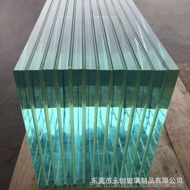 大板面超大玻璃定制超长特种25mm钢化玻璃多层夹层安全玻璃