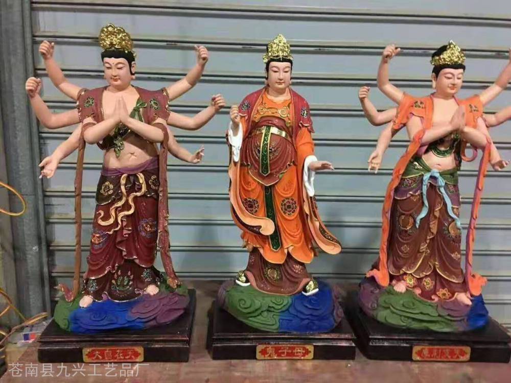 佛堂供奉二十四诸天佛像批发佛教二十四天神