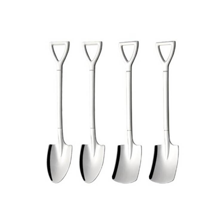 铁锹勺子创意可爱小勺子不锈钢家用吃饭西瓜铁铲勺