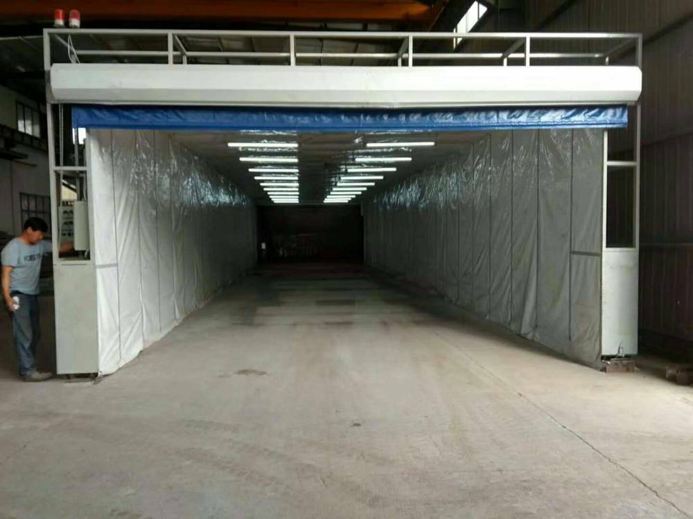 河北沧州 众诚移动喷漆房 钢结构喷漆房 全自动移动房