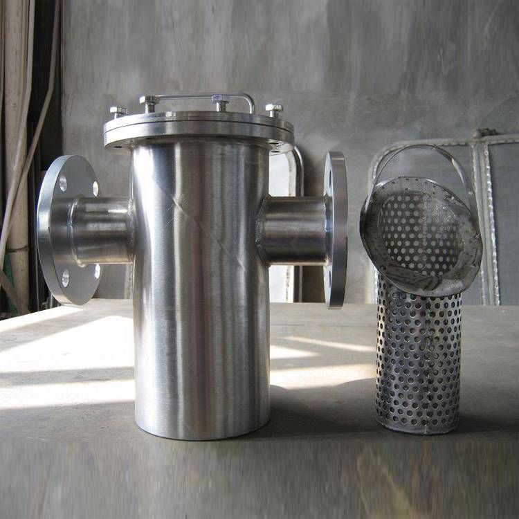 海口直通篮式过滤器 304不锈钢篮式过滤器 立式除污器