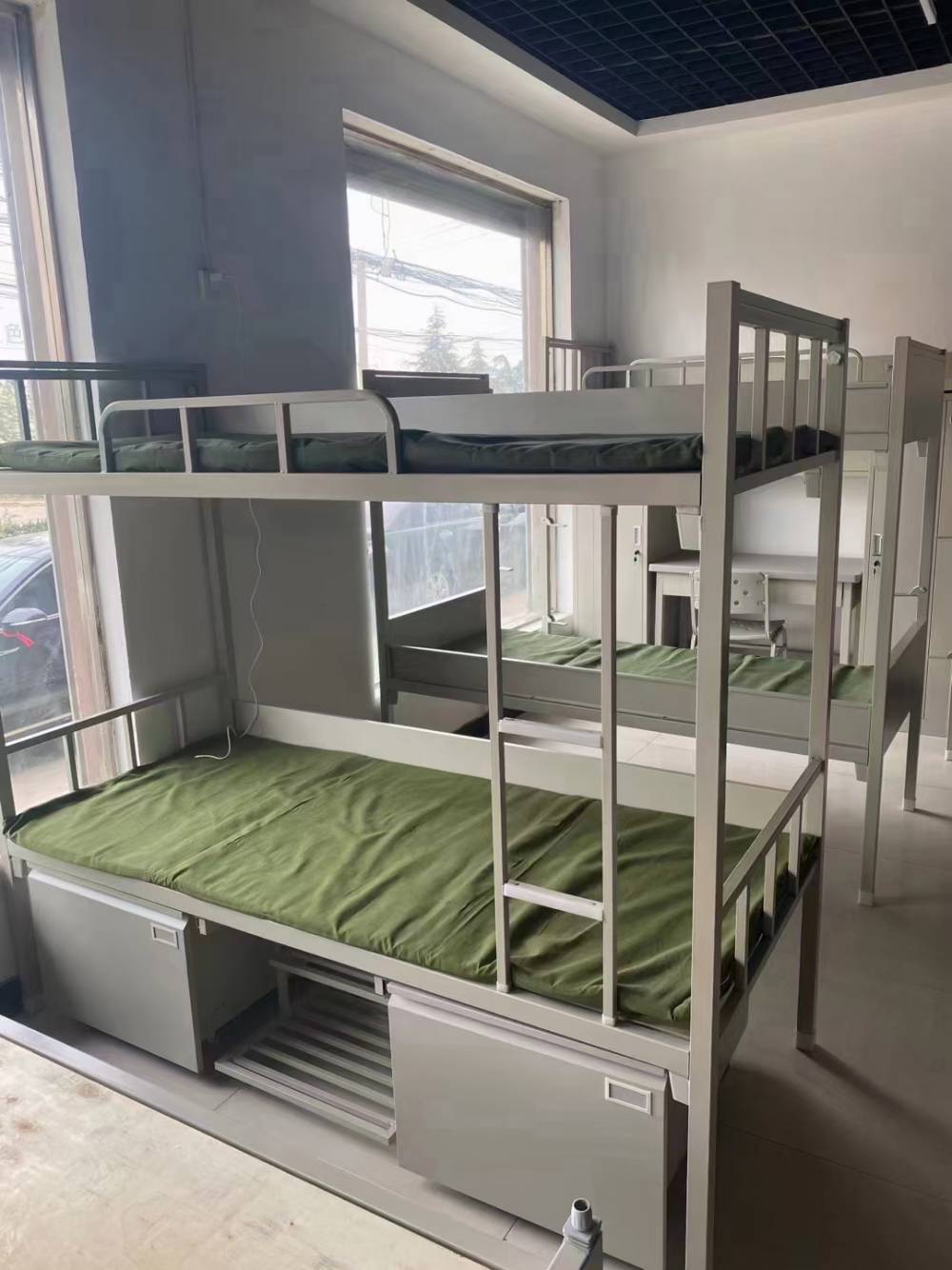 河池巴马双人铁架床SF员工宿舍高低床支持安装