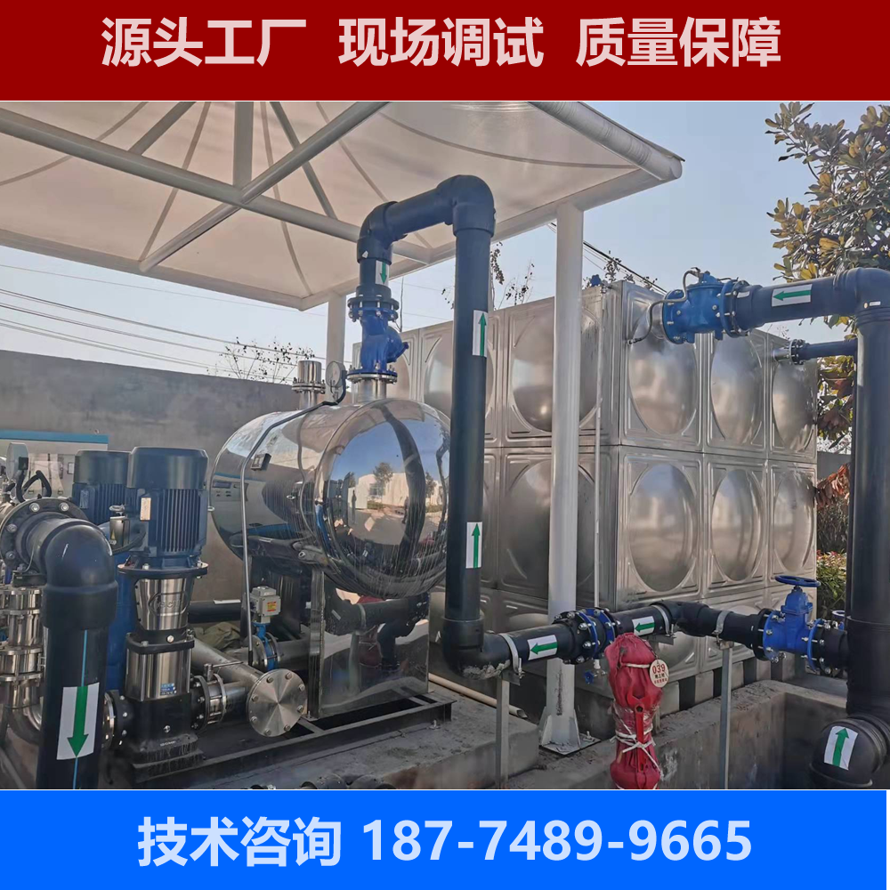 临沧昌宁县全自动变频供水设备智能型箱泵一体化供水设备保持恒压