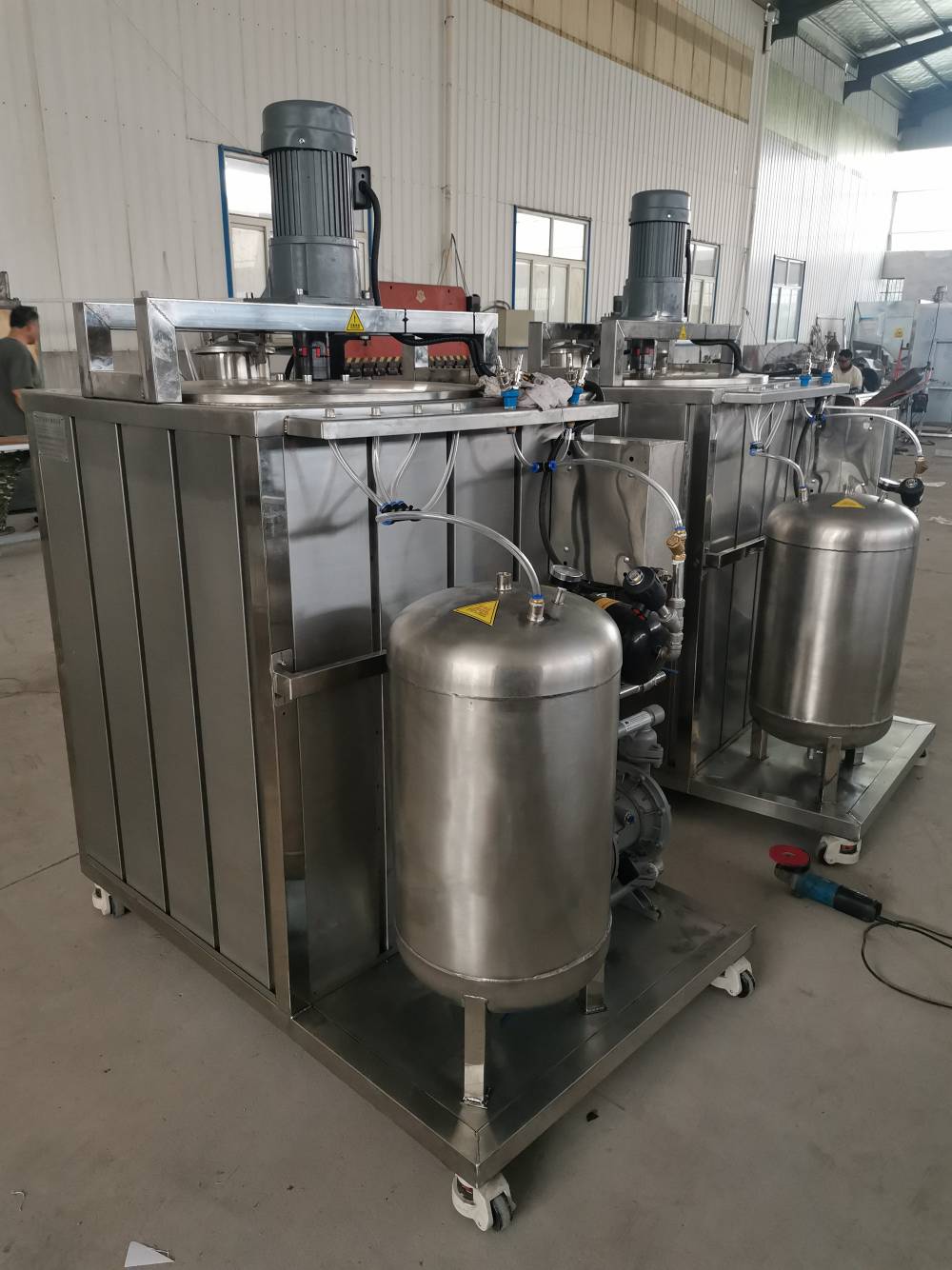 源头厂家 脱膜剂 石墨乳喷墨 自动搅拌站500L 喷墨系统控制 不锈钢304材质 规格可订制