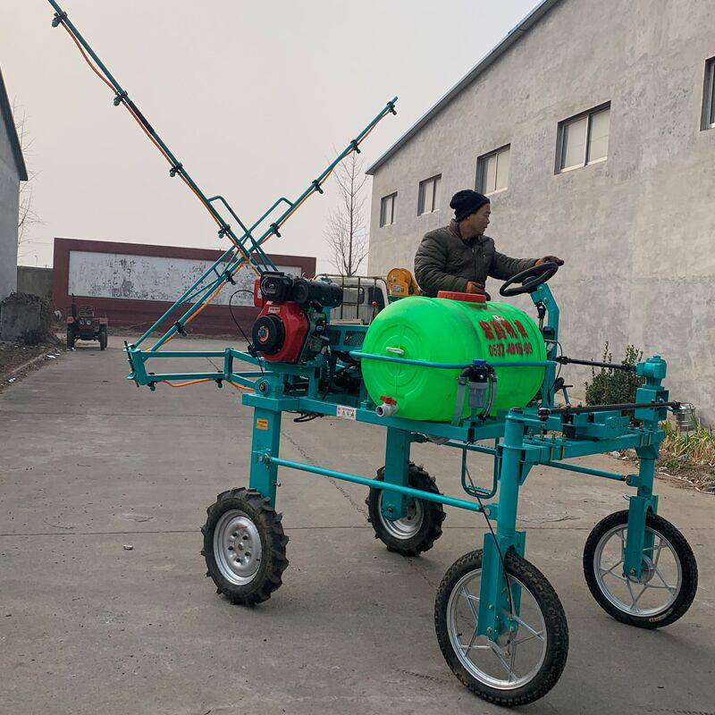 乘坐式四轮打药车水冷15马力施肥打药机菜地灭虫杀虫植保机