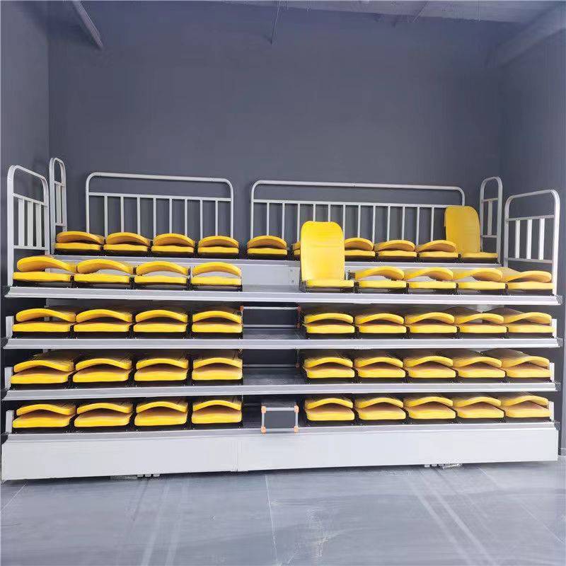 大型伸缩看台室内观众座椅铝合金活动看台宁夏石嘴山