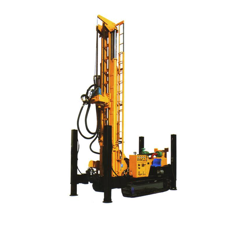 供应飞达大型履带打井钻井机fy400气动水井打井设备气动冲击钻