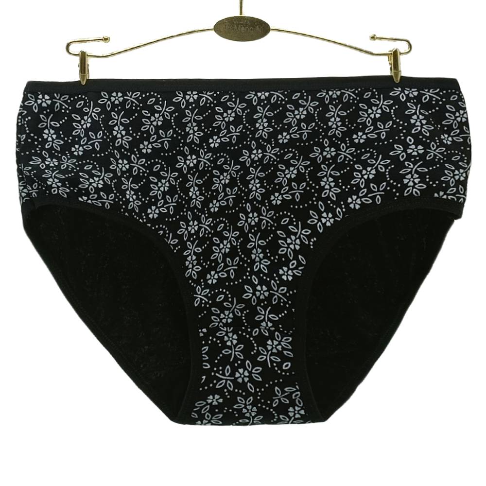 云梦妮大码妈咪裤外贸女士内裤棉印花女式三角裤批发