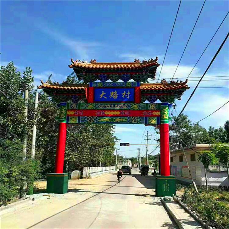 崇礼 仿古门楼园林门楼 仿古园林景观牌坊牌楼 规格齐全 清秀园林