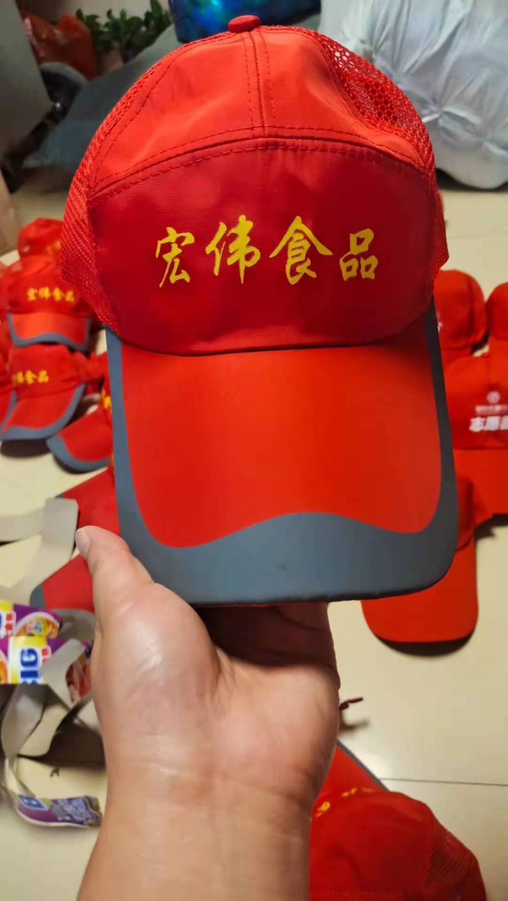 兰州团体帽订制印字志愿者帽子定做兰州学生小黄帽订制