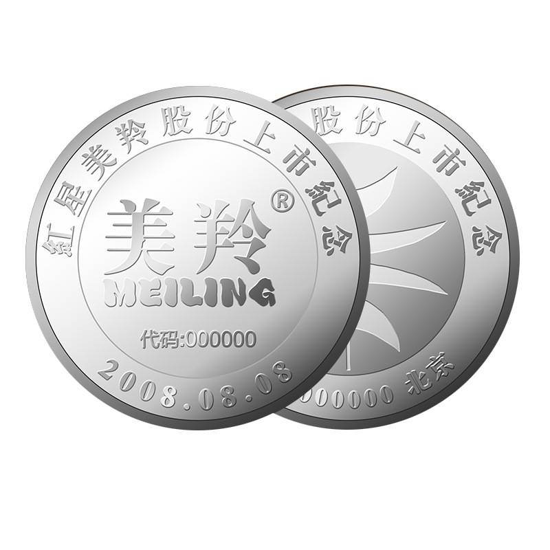 纯银纪念章定制 金属纪念章企业周年庆收藏品纪念章 银币套装定做