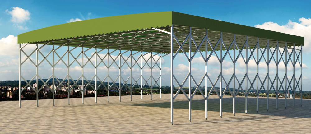 株洲定制大型推拉棚可上门包安装膜结构定制