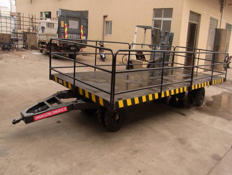 叉车平板拖车平板拖挂车车间平板车重型拖挂运输车叉车运输车