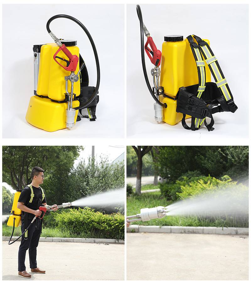 远距离水系灭火器ltqxwb16电动背负式细水雾灭火装置