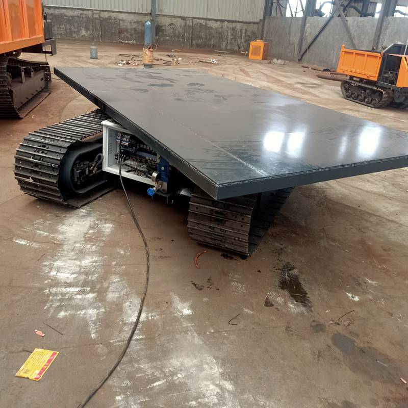 厂家销售橡胶履带底盘全液压行走底盘大吨位电动遥控底盘