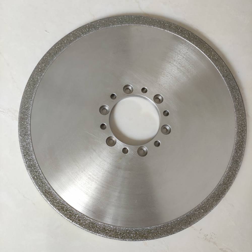 电镀金刚石砂轮25粒度铸铁打磨抛光砂轮自动机打磨砂轮支持定制