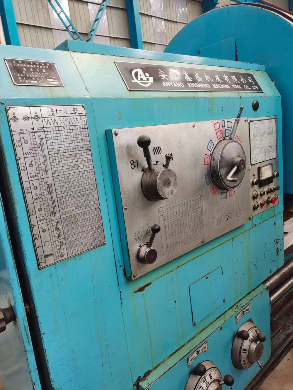 出售二手安阳鑫盛cw61160b卧式车床二手安阳鑫盛普车