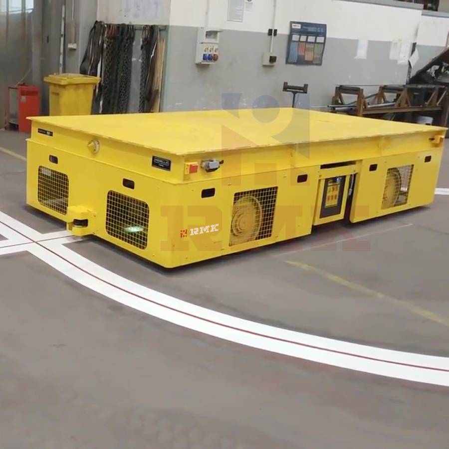 视觉导航智能agv搬运小车3吨自由全向行走无轨蓄电池平车agv小车图片