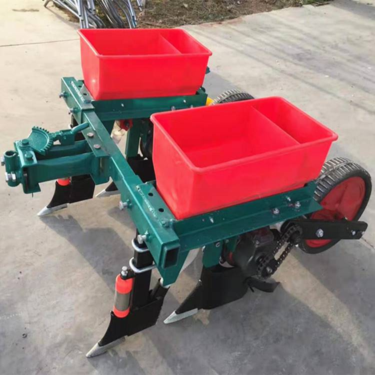 两行玉米播种机高效排种玉米播种机