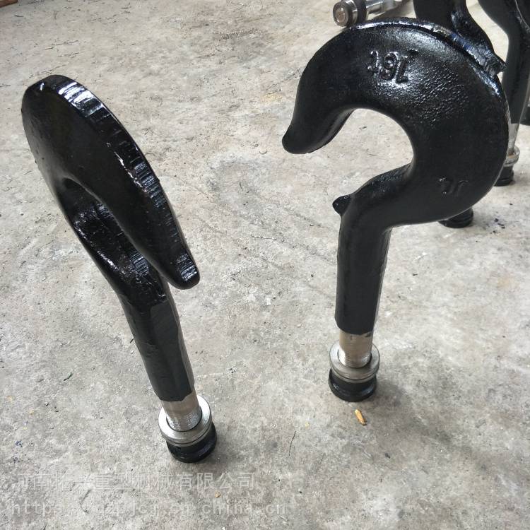 起重机钩头总成行车吊钩钩头钩帽20t重级钩头