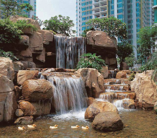 无锡市假山雕塑厂家园林假山设计鱼池假山艺博雕塑设计制作