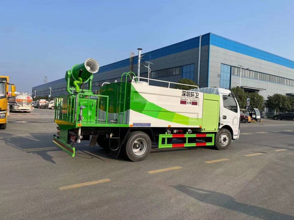 东风5吨6吨纯电动多功能抑尘车新能源多功能雾炮车