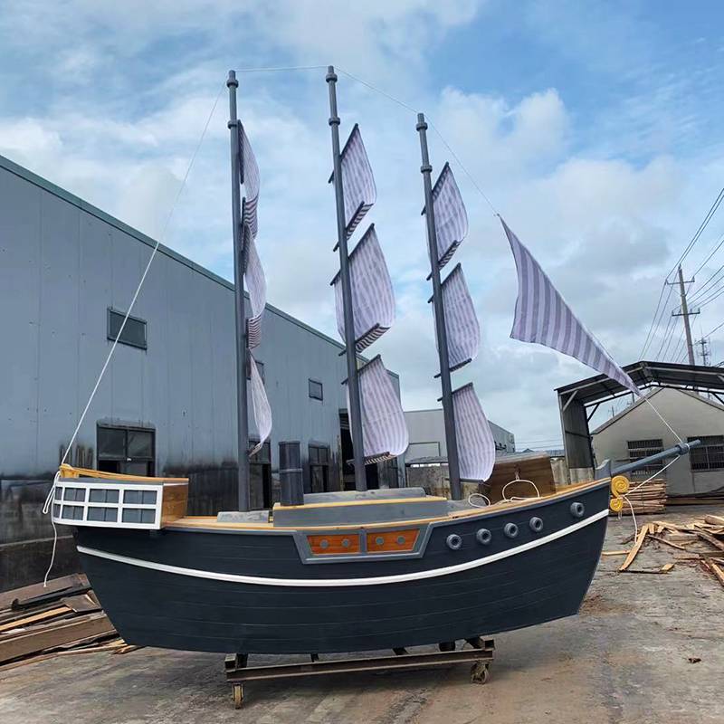 6米景观装饰帆船海盗船