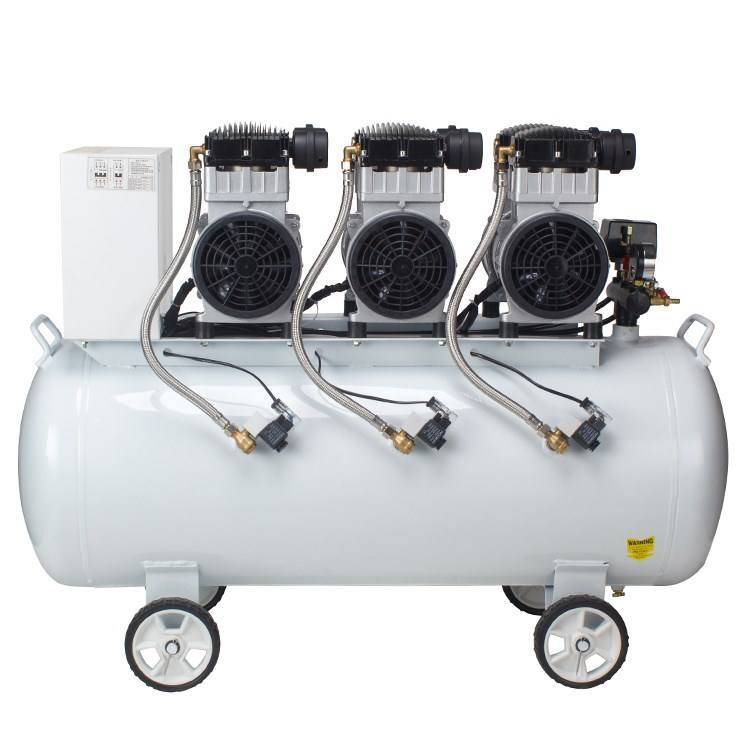 高精密纯铜电机牙科实验室木工汽修无油静音空压机气泵空气压缩机