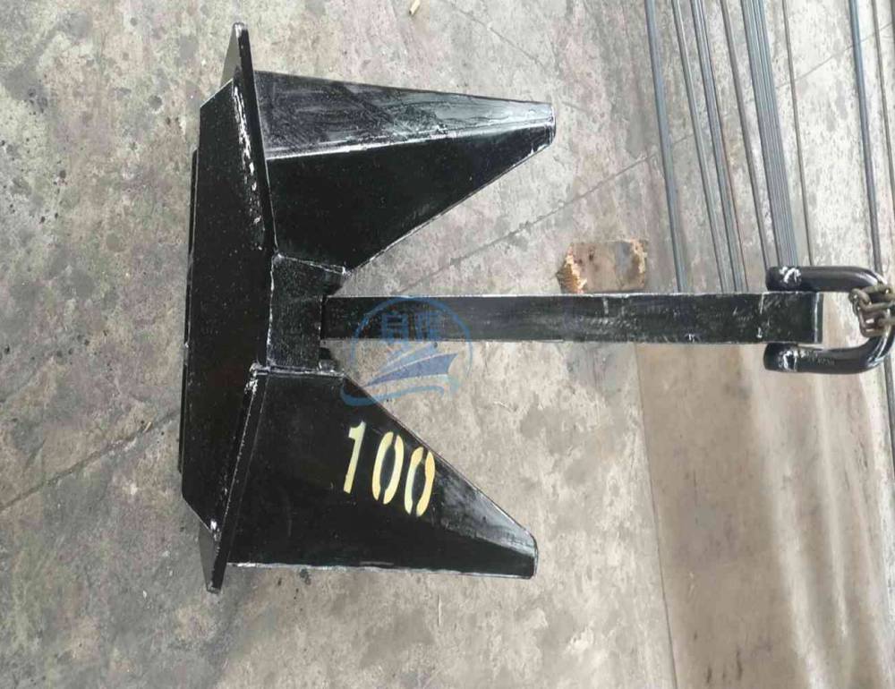 启琛900kg不锈钢n型波尔锚各种材质船锚