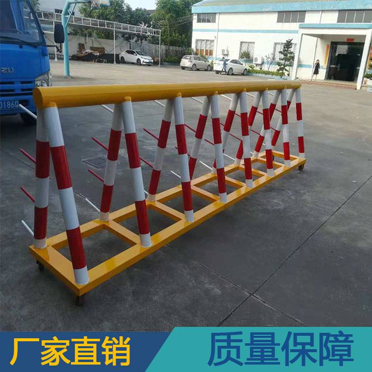 重型活动路障拒马护栏大门口拦车阻路带刺拒马路拦