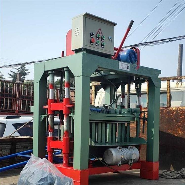 混凝土水泥垫块机设备空心透水液压砖机全自动免烧砖机