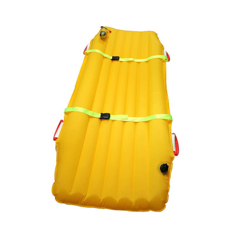 水上救援充气担架水陆两用漂浮式担架水上便携式悬浮式救生担架合盾