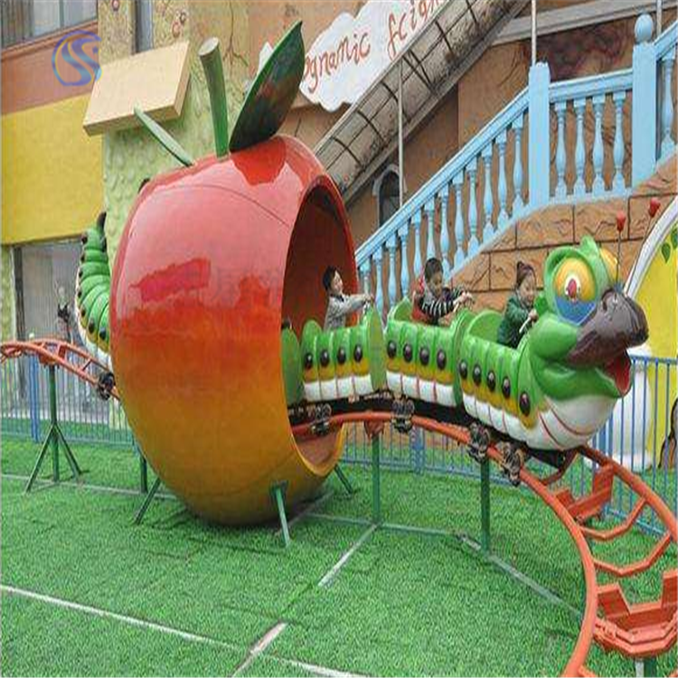 大型景区儿童轨道游乐设备果虫滑车户外儿童游艺设施