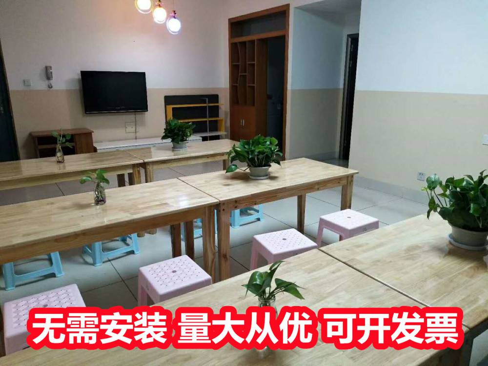 贵港港南固定课桌椅 学校上课桌椅 一套套装