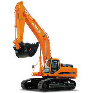 山东烟台履带式单斗挖掘机型号斗山500挖掘机行情业泓挖机