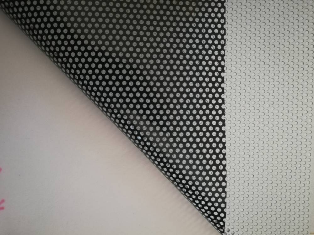 单孔透贴背胶单透玻璃贴可移背胶