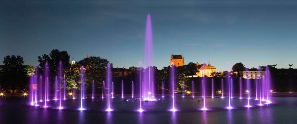 璨华照明led喷泉灯48w60w七彩水下投光灯rgb涌泉灯