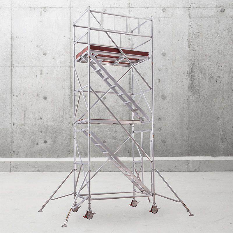 折叠式活动脚手架铝合金脚手架符合欧盟标准