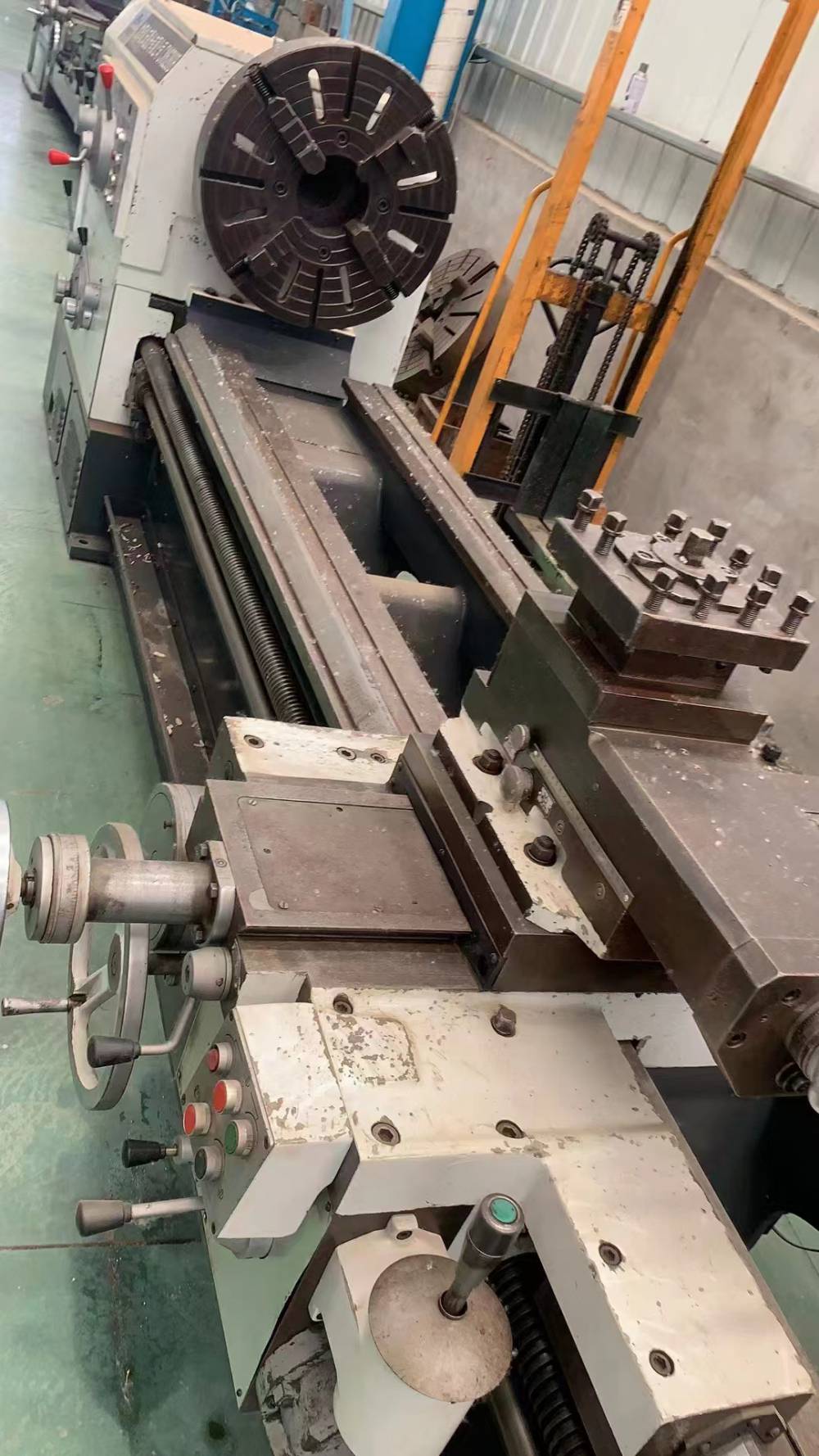 转让二手沈阳cw6280bx4米卧式车床二手沈阳6280卧车